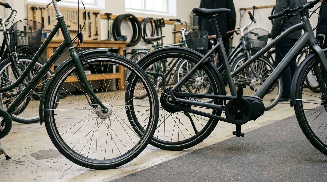Illustrationsfoto til guiden: Almindelig cykel eller elcykel? Sådan vælger du til din hverdag
